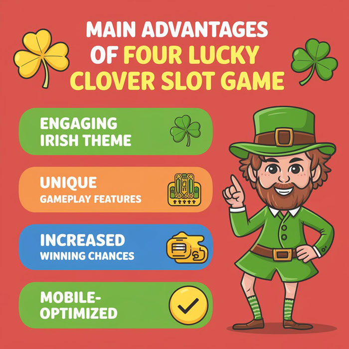 Four Lucky Clover slot machine gameplay